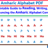 Amharic Letters PDF & Audio Guide - Free Download
